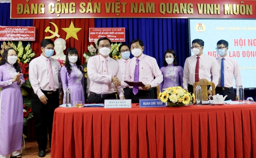 Hội nghị người lao động Công ty TNHH MTV Xổ số kiến thiết An Giang