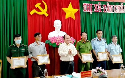 Ban Chỉ đạo 389 TX.Tân Châu tổng kết hoạt động năm 2021