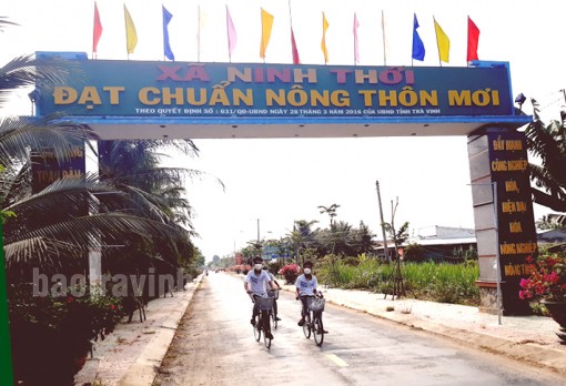 Trà Vinh: Xã nông thôn mới kiểu mẫu Ninh Thới