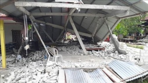 Ít nhất 2 người thiệt mạng và 20 người bị thương vì động đất tại Indonesia