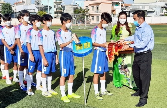 Khai mạc Giải bóng đá 7 người học sinh THCS tỉnh An Giang năm 2022