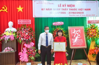 UBND Thoại Sơn tổ chức họp mặt kỷ niệm 67 năm ngày Thầy thuốc Việt Nam