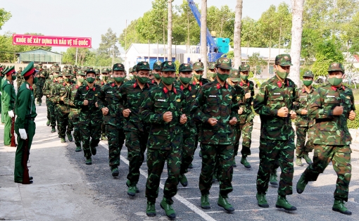 An Giang: Ra quân huấn luyện năm 2022
