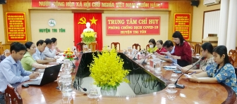 Sở Lao động – Thương binh và Xã hội tỉnh An Giang làm việc với huyện Tri Tôn