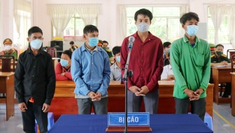 Nhóm bị cáo cố ý gây thương tích tại Lâm trường Tân Tuyến nhận án tù