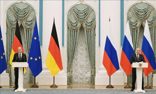 Tổng thống Nga thảo luận với Thủ tướng Đức về Ukraine