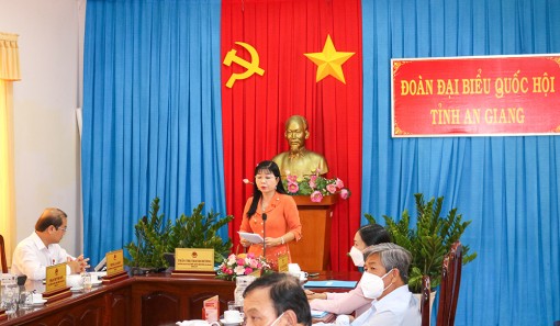 Đại biểu Quốc hội An Giang chất vấn tại phiên họp thứ 9 của Ủy ban Thường vụ Quốc hội