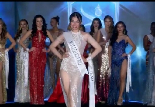 Trần Hoài Phương đạt Miss Eco Asia tại Miss Eco International