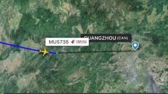 Trung Quốc: Máy bay chở 133 hành khách rơi ở tỉnh Quảng Tây