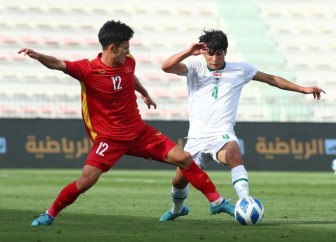 U23 Việt Nam chia điểm với U23 Iraq trong trận ra quân Dubai Cup 2022