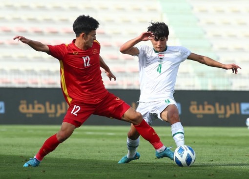 U23 Việt Nam chia điểm với U23 Iraq trong trận ra quân Dubai Cup 2022