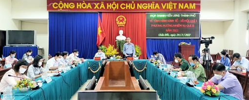 TP. Châu Đốc tập trung phục hồi và phát triển kinh tế - xã hội