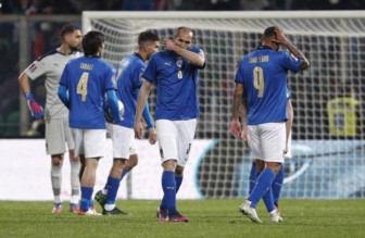 Thua 'sốc' Bắc Macedonia, Italy lần thứ 2 liên tiếp lỡ hẹn vòng chung kết World Cup