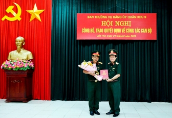 Đại tá Nguyễn Thúc Linh giữ chức Chính ủy Bộ Chỉ huy Quân sự tỉnh An Giang