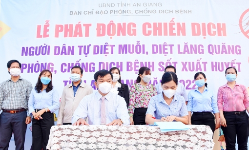 Châu Phú thực hiện các biện pháp phòng bệnh sốt xuất huyết