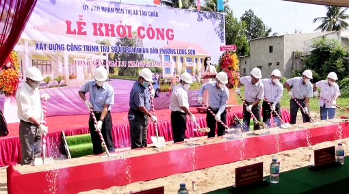 Khởi công xây dựng trụ sở UBND phường Long Sơn