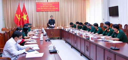 Chuẩn bị tốt các hoạt động diễn tập trong quý II/2022
