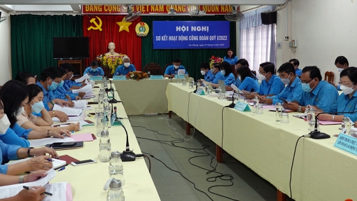 Liên đoàn Lao động tỉnh An Giang sơ kết hoạt động công đoàn quý I/2022