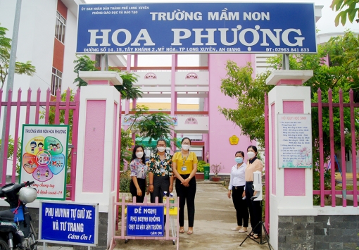 An Giang đón trẻ mầm non trở lại trường học