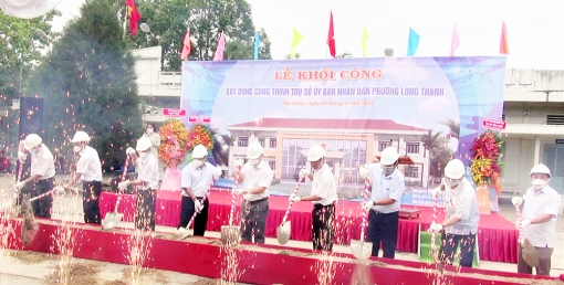Khởi công xây dựng trụ sở UBND phường Long Thạnh