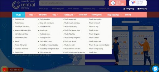Tăng cường số hóa trong lĩnh vực chăm sóc sức khỏe và mô hình nhà thuốc trực tuyến Trung tâm thuốc Central Pharmacy