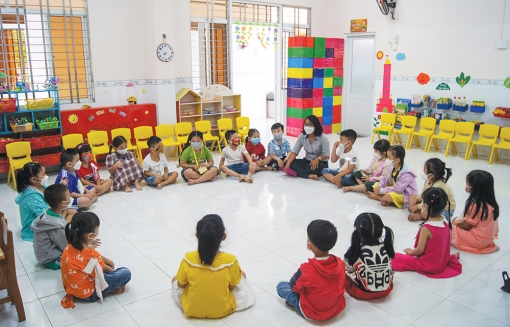 An Giang đảm bảo an toàn cho học sinh mầm non trở lại trường