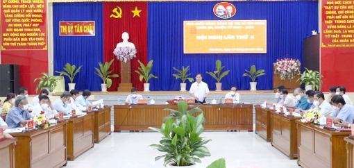 Đảng bộ TX. Tân Châu tổ chức Hội nghị lần thứ 8, khóa XII