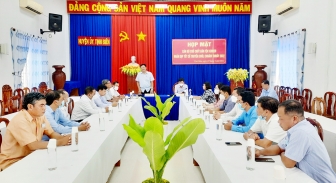 Huyện ủy Tịnh Biên họp mặt cán bộ lãnh đạo chủ chốt là dân tộc thiểu số Khmer nhân dịp Tết Chol Chnam Thmay