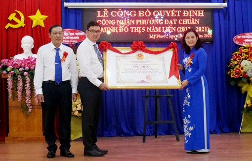 Phường Mỹ Phước đạt chuẩn “Văn minh đô thị” 5 năm liền