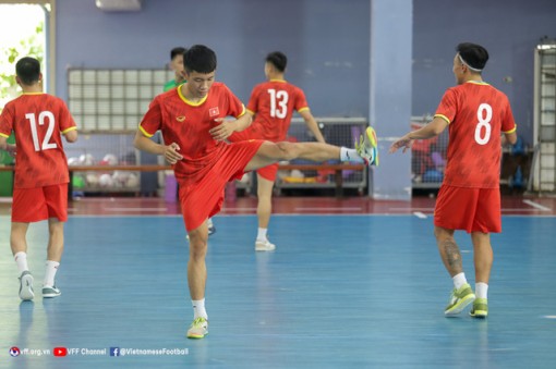 Đội tuyển futsal Việt Nam tích cực chuẩn bị cho SEA Games 31