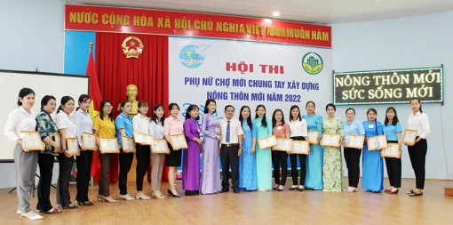 Xã Hội An đạt giải nhất Hội thi “Phụ nữ Chợ Mới chung tay xây dựng nông thôn mới"