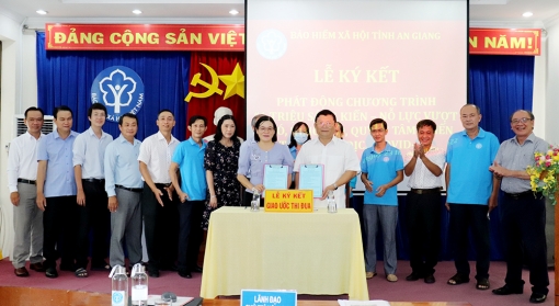 Bảo hiểm xã hội An Giang hưởng ứng Chương trình "1 triệu sáng kiến-nỗ lực vượt khó"
