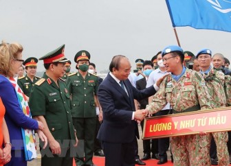 Chủ tịch nước dự Lễ xuất quân của các lực lượng gìn giữ hòa bình LHQ
