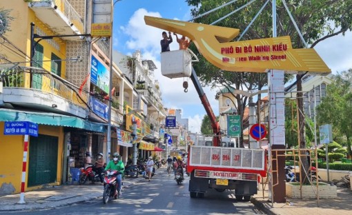 Cần Thơ: Sẵn sàng ra mắt Tuyến phố đi bộ Ninh Kiều