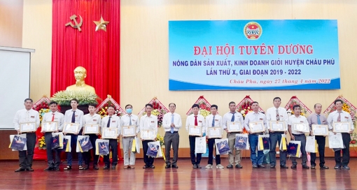 Đại hội tuyên dương nông dân sản xuất - kinh doanh giỏi huyện Châu Phú lần thứ X