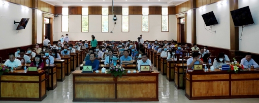 Đoàn Đại biểu Quốc hội An Giang tiếp xúc cử tri huyện Chợ Mới