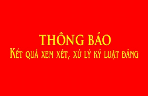 Ủy ban Kiểm tra Thành ủy Châu Đốc thi hành kỷ luật Đảng một số đảng viên