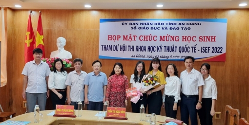 1 học sinh An Giang dự Cuộc thi Khoa học - Kỹ thuật quốc tế