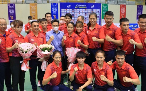 Phó Thủ tướng Vũ Đức Đam kiểm tra công tác chuẩn bị SEA Games 31 tại Bắc Ninh