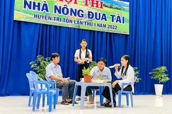 15 đội tham gia Hội thi Nhà Nông đua tài huyện Tri Tôn