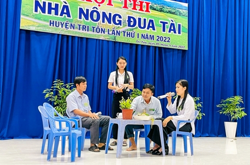 15 đội tham gia Hội thi Nhà Nông đua tài huyện Tri Tôn