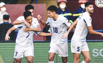 Đè bẹp U23 Timor Leste, U23 Philippines tạm dẫn đầu bảng A SEA Games 31