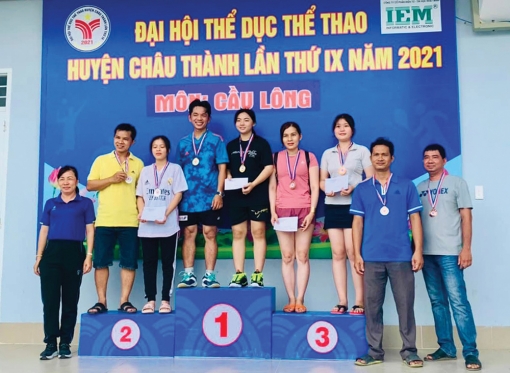 Đại hội TDTT huyện Châu Thành lần thứ IX: Tổ chức thi đấu 12 môn thể thao