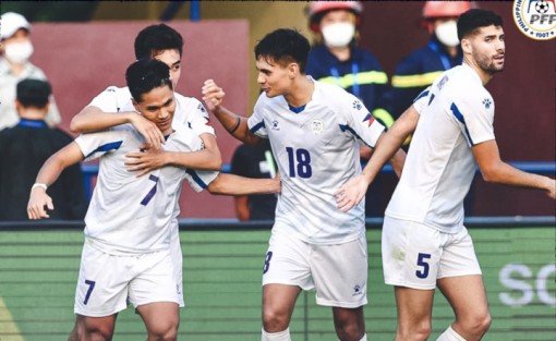 Đè bẹp U23 Timor Leste, U23 Philippines tạm dẫn đầu bảng A SEA Games 31