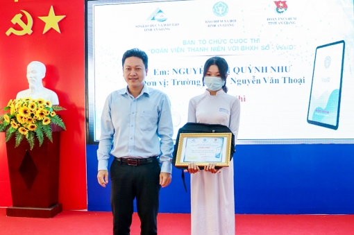 Trao giải Cuộc thi “Đoàn viên thanh niên với VssID - Bảo hiểm số” năm 2022