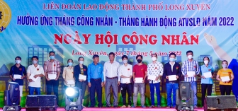 Liên đoàn Lao động TP. Long Xuyên tổ chức Ngày hội công nhân năm 2022