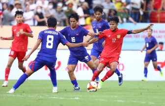 U23 Campuchia thắng đậm U23 Lào trong ngày ra quân tại SEA Games 31