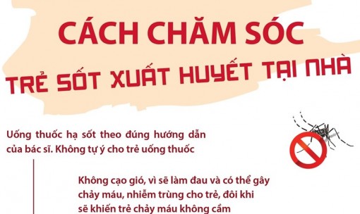 Cách chăm sóc trẻ sốt xuất huyết tại nhà