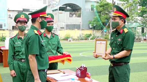 Bộ Chỉ huy Quân sự tỉnh An Giang kiểm tra chấp hành điều lệnh