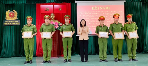 Công an TP. Long Xuyên triển khai công tác đảm bảo an ninh trật tự địa phương